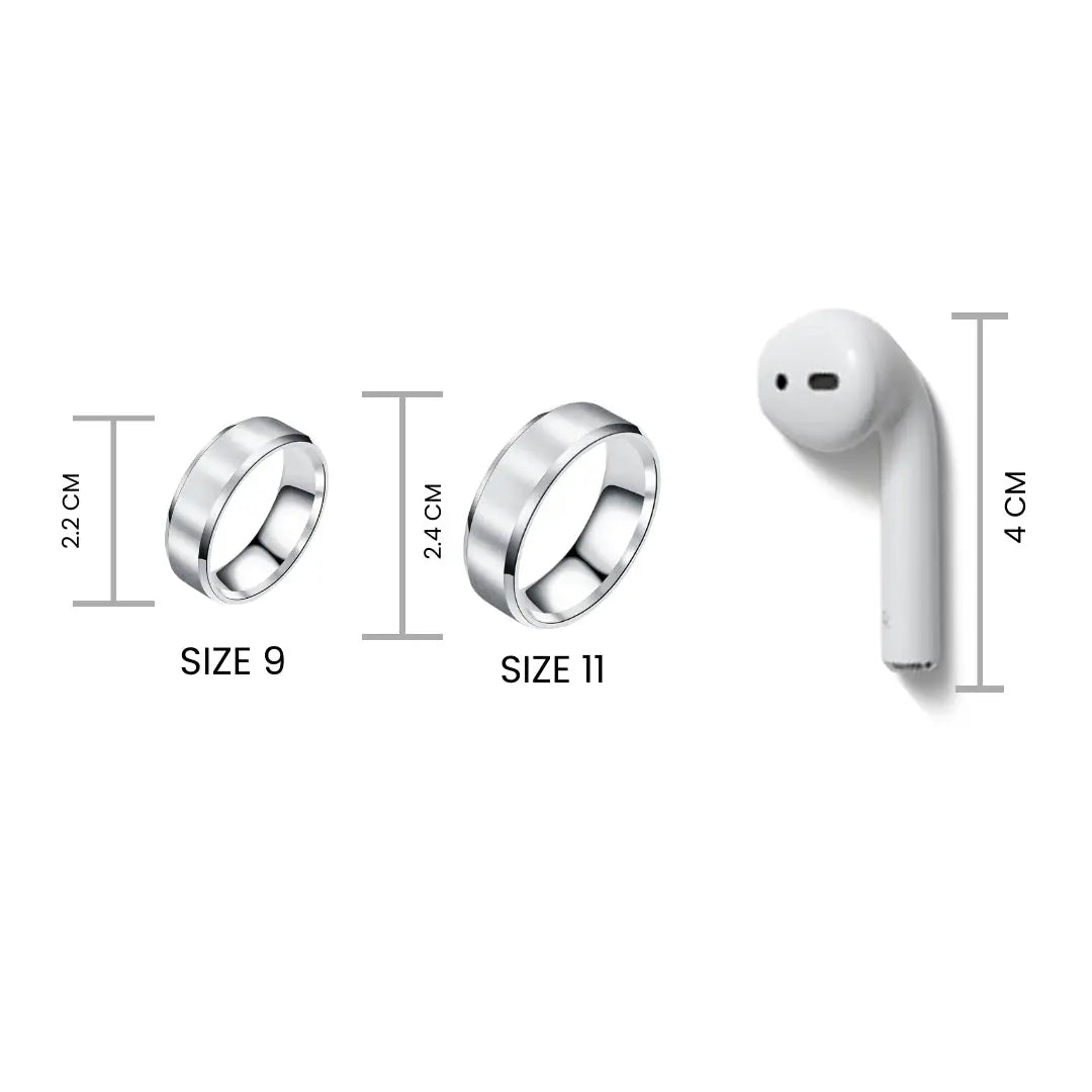 Cool Dude Plain Silver Ring