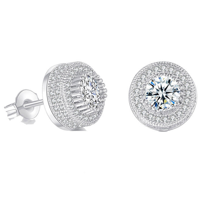 Diamond Silver Tidbit Earrings | Salty
