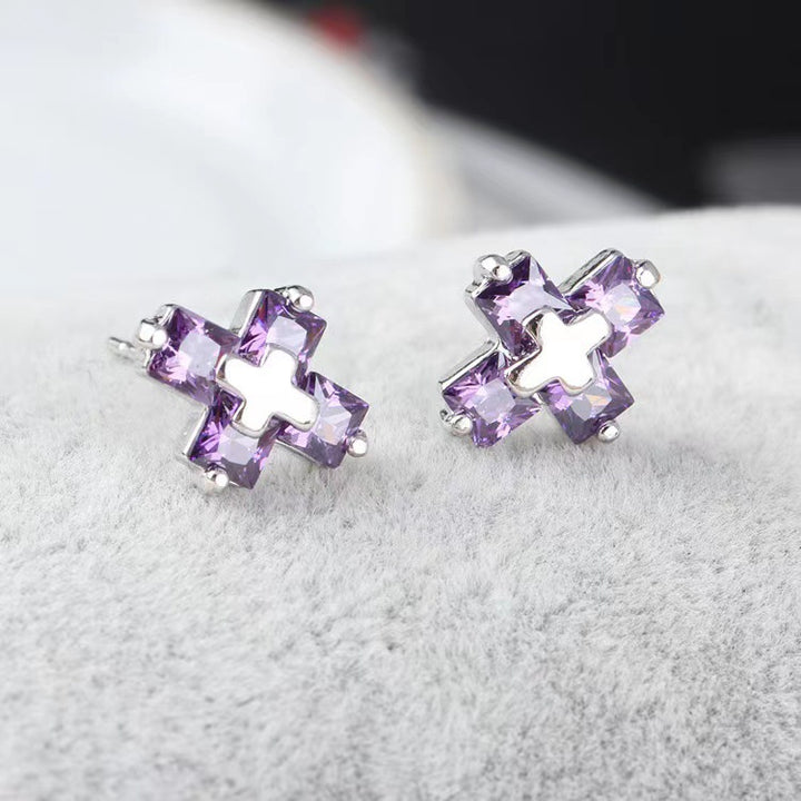 Modern Faith Lilac Studs | Salty