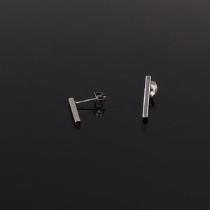 Urban Spiral Silver Earrings