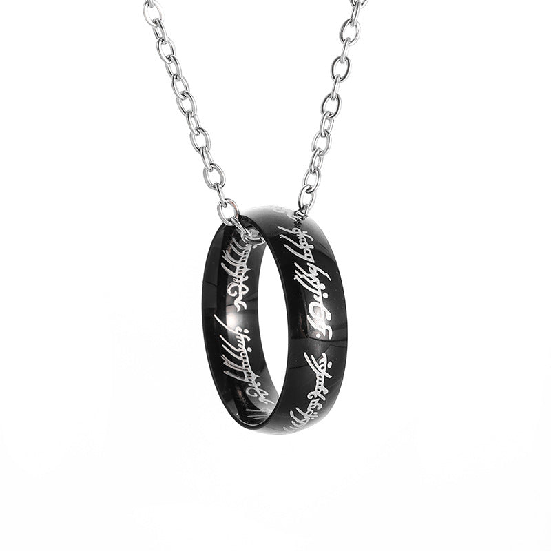 Promise Ring Chain - Black | Salty