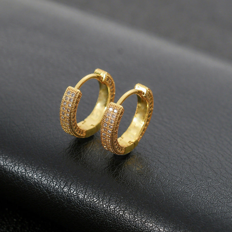 Sophisticated Golden Earrings | Salty