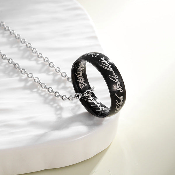 Promise Ring Chain - Black