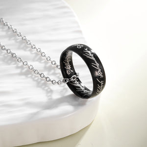 Promise Ring Chain - Black