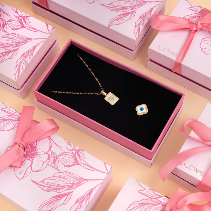 Cosmic Capricorn Guardian Necklace and Ring Set | Salty