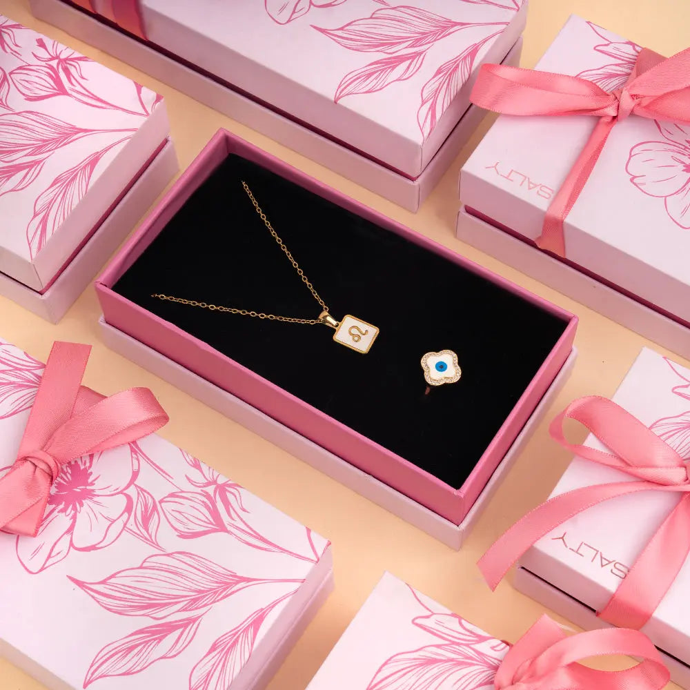 Cosmic Leo Guardian Necklace and Ring Set | Salty