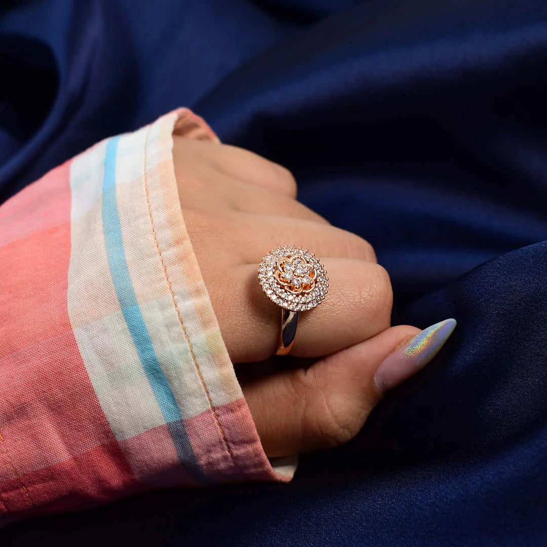 Cosmos Spinner Ring - Rose Gold - Salty Accessories