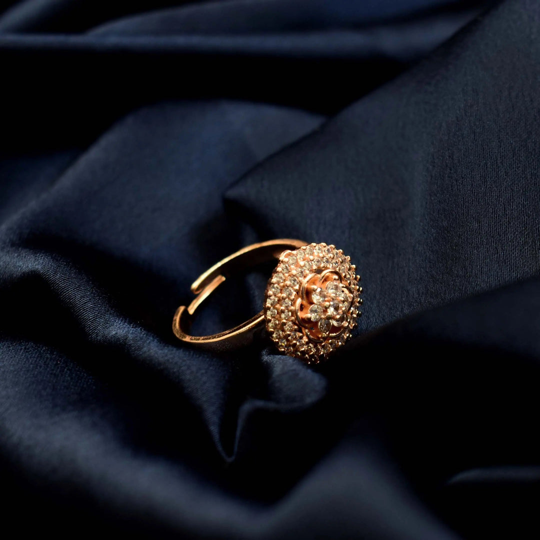 Cosmos Spinner Ring - Rose Gold - Salty Accessories
