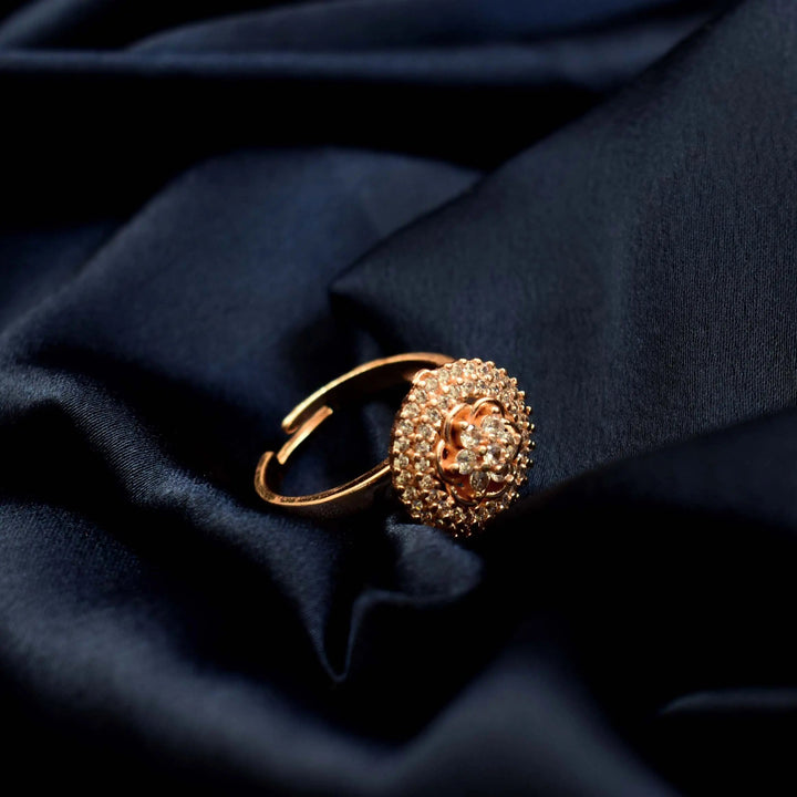 Cosmos Spinner Ring - Rose Gold - Salty Accessories