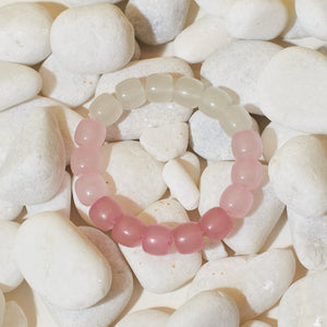 Blushing Blossom Beaded Band - Salty Accessories