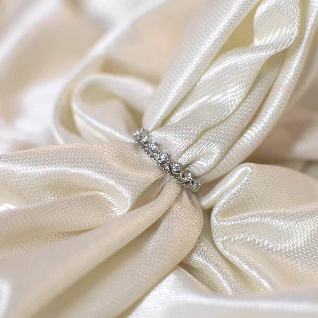 Crown of Glory Silver Band - Salty Accessories