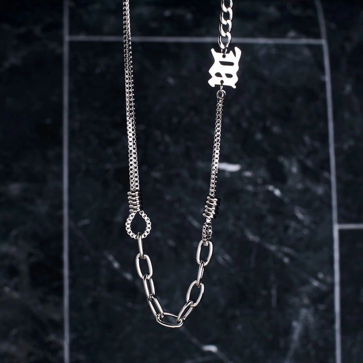 Cryptic Rune Silver Chain | Salty