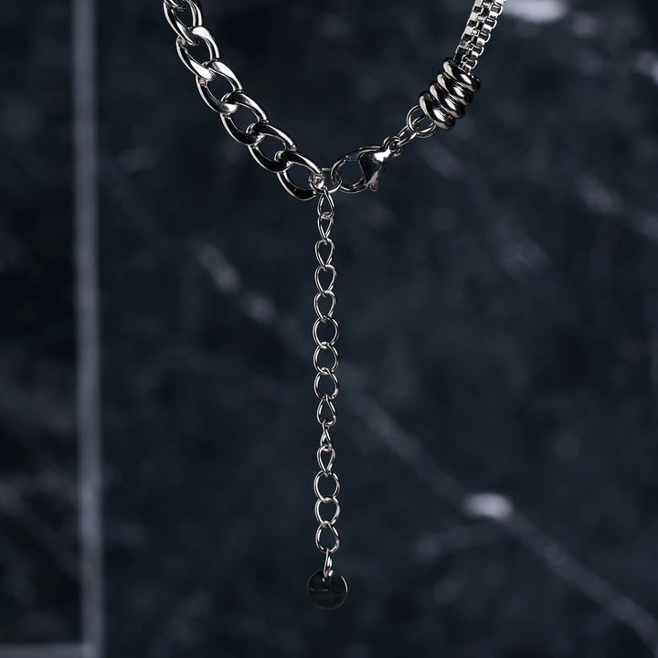 Cryptic Rune Silver Chain | Salty