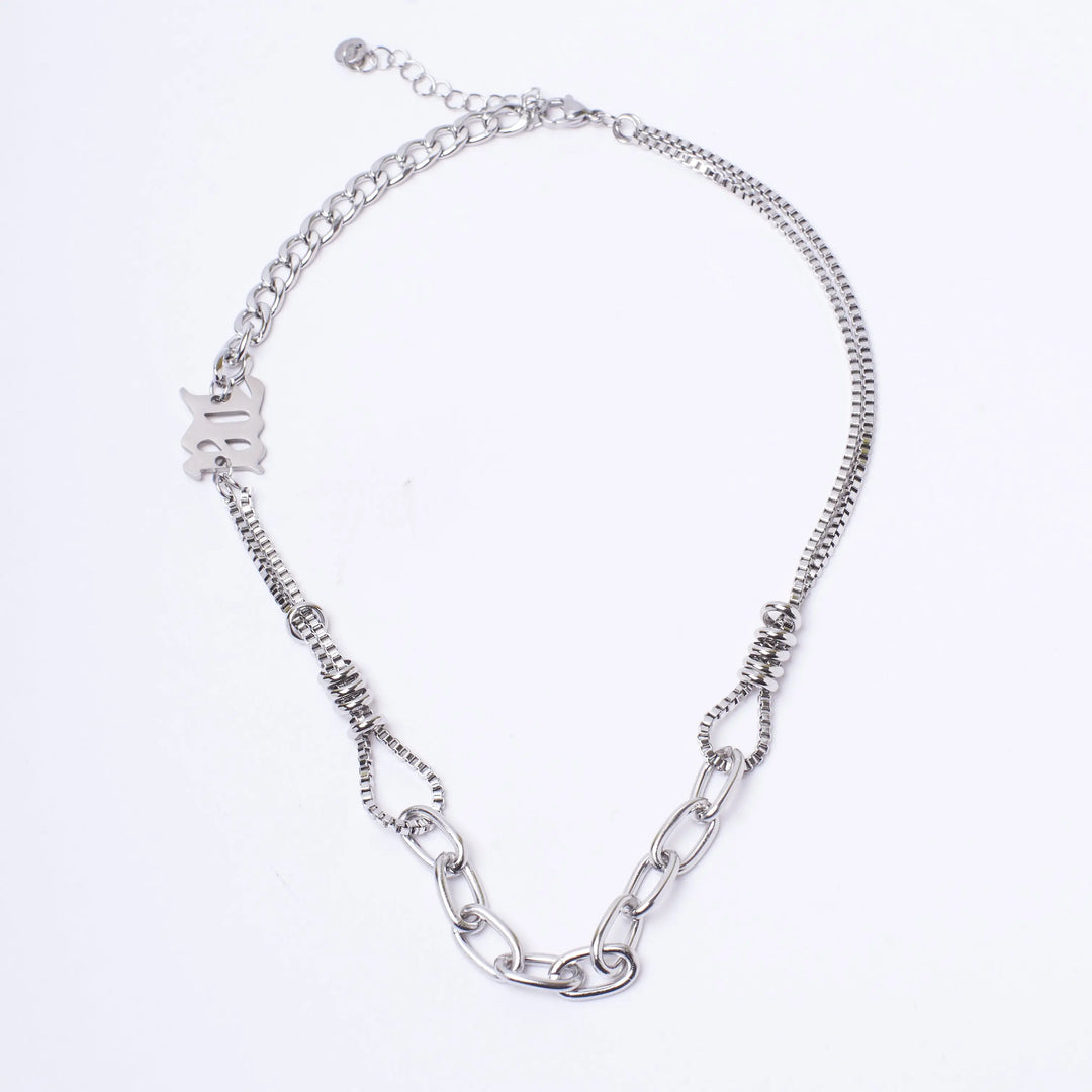 Cryptic Rune Silver Chain | Salty