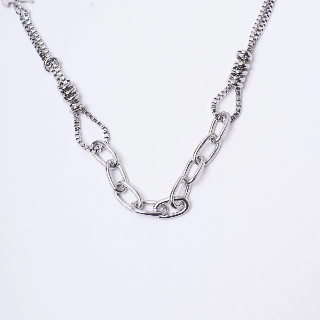 Cryptic Rune Silver Chain | Salty