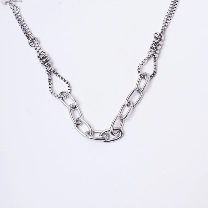 Cryptic Rune Silver Chain | Salty