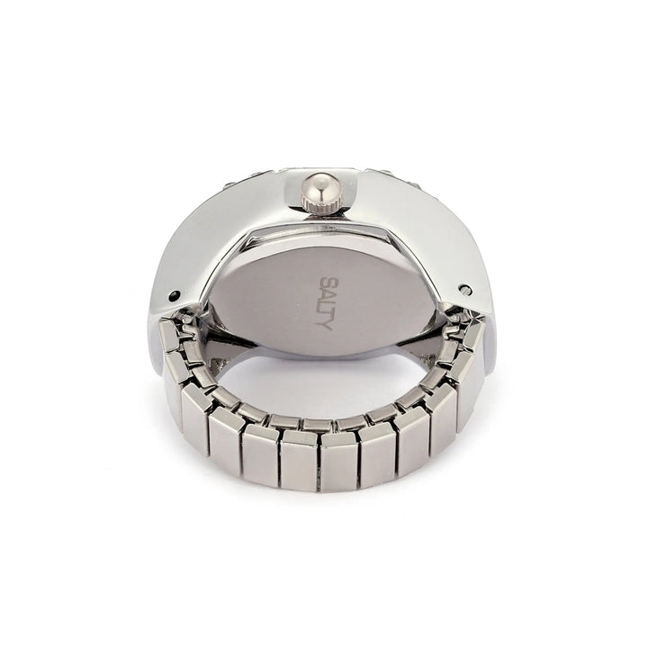 Crystal Time Watch Ring - Pink | Salty