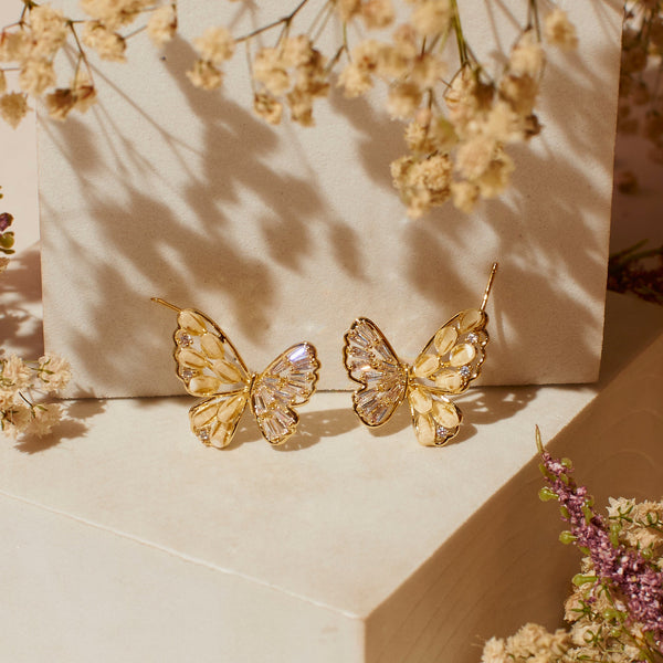 Crystal Fly Earrings