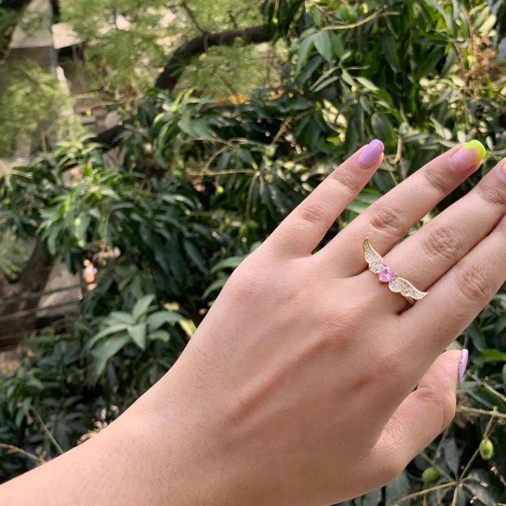 Cupid Queen Wing Ring - Salty Accessories