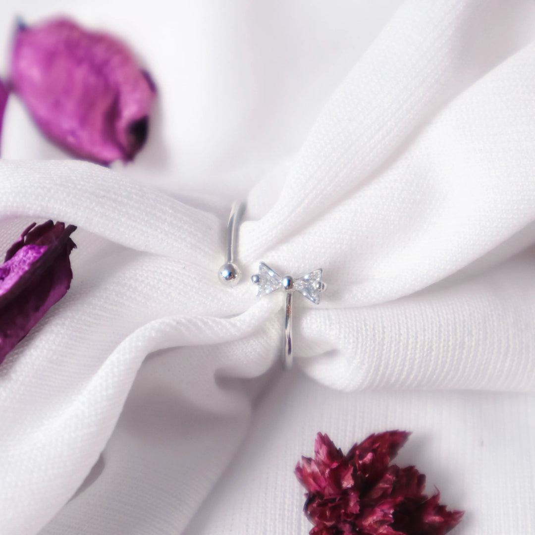 Cupid'S Bow Ring - Silver - Salty Accessories