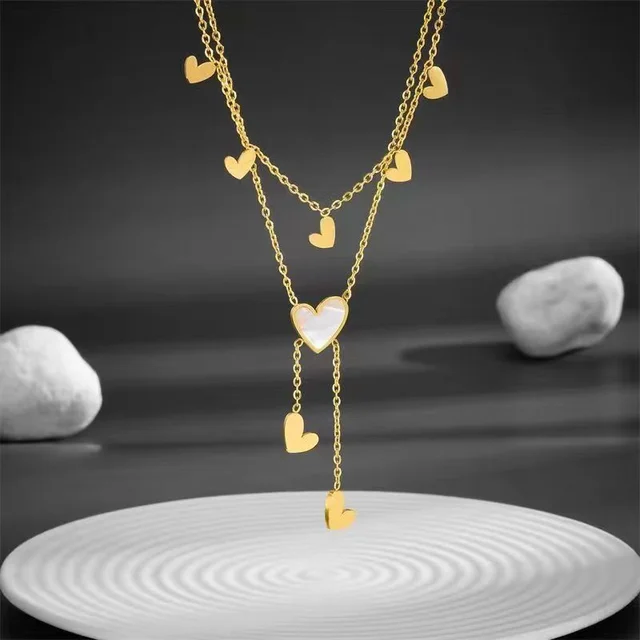 Cupid's Kiss Gold Necklace