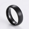 Curved Black Nugget Ring - Salty Accessories
