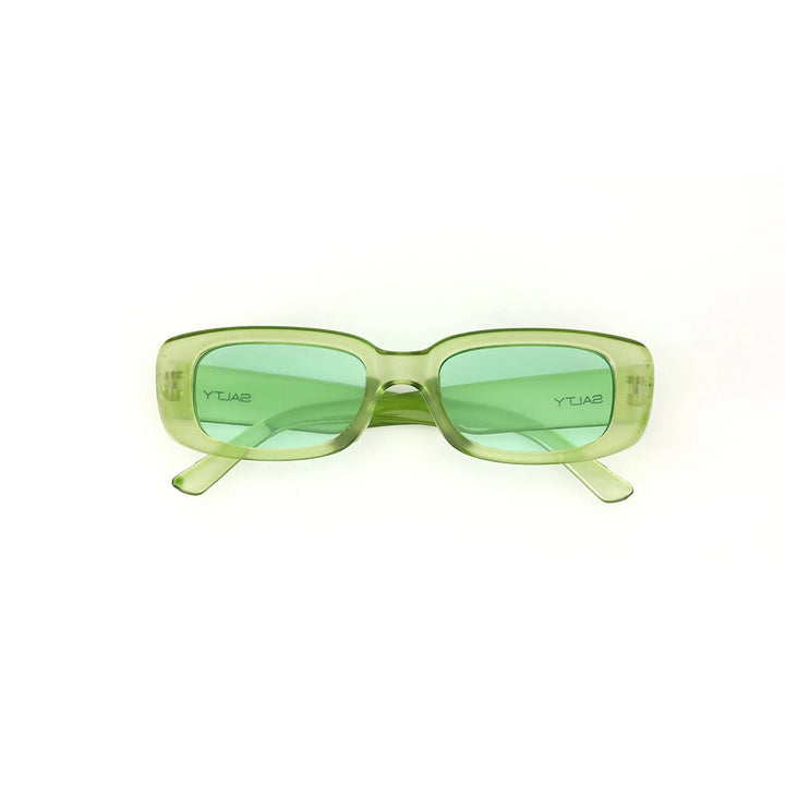 Cyberleaf Transparent Green Statement Shades | Salty