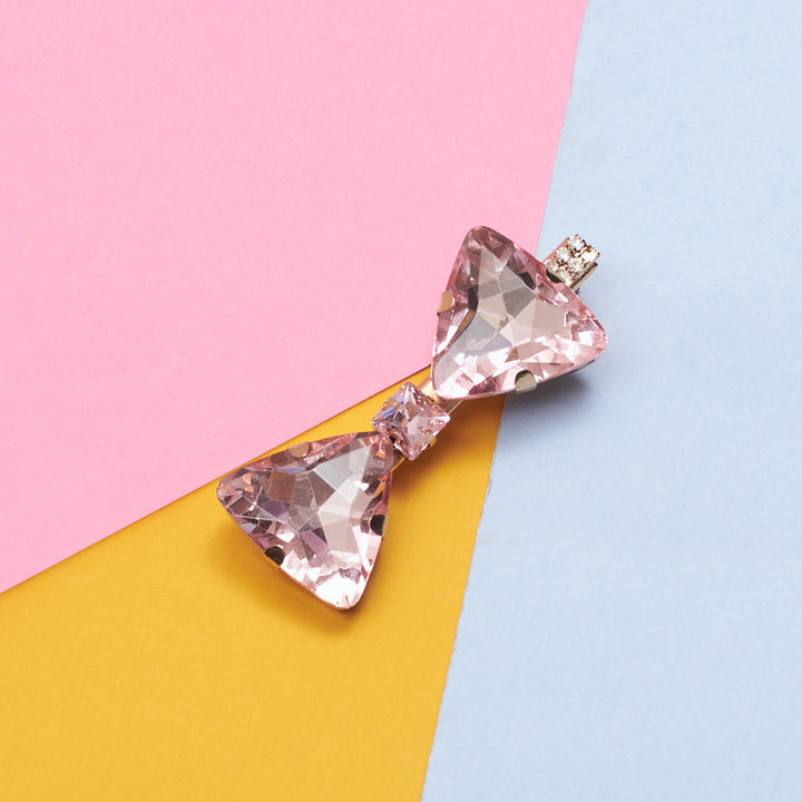 Chic in Pink Bag Charm and Hair Pin Combo
