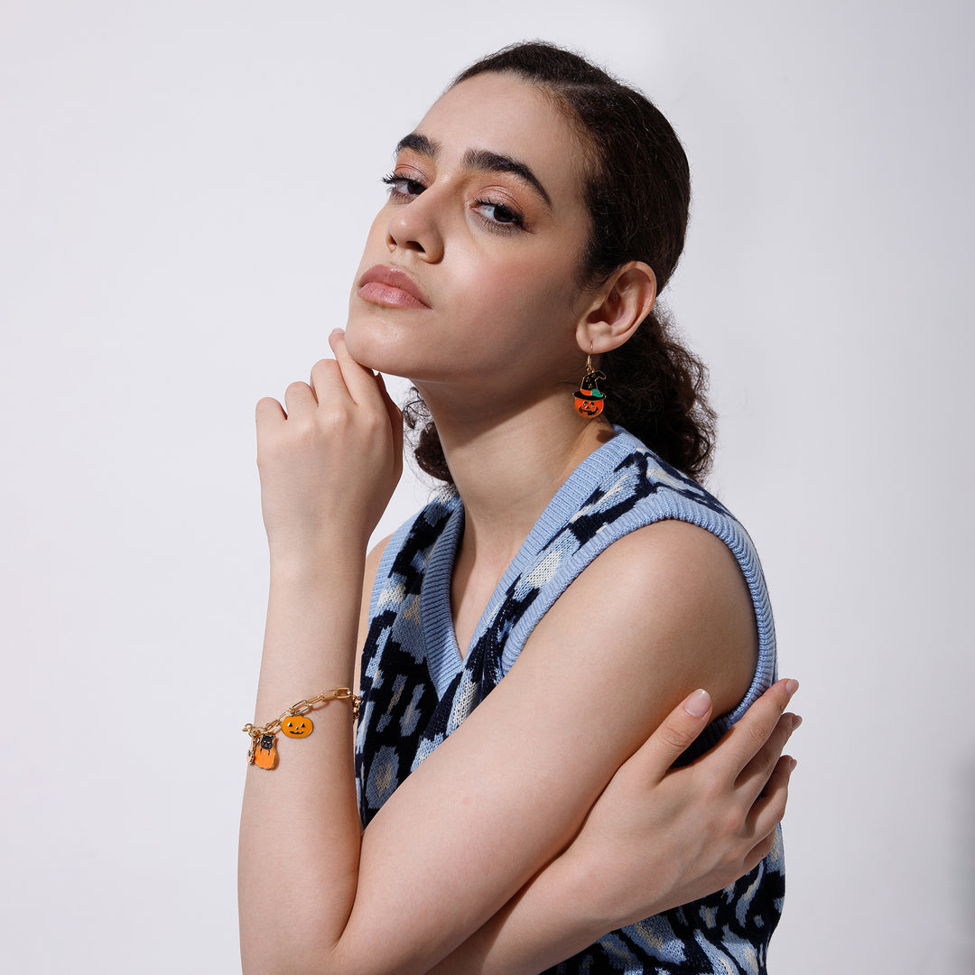 Nevermore Nights Earrings and Bracelet Combo