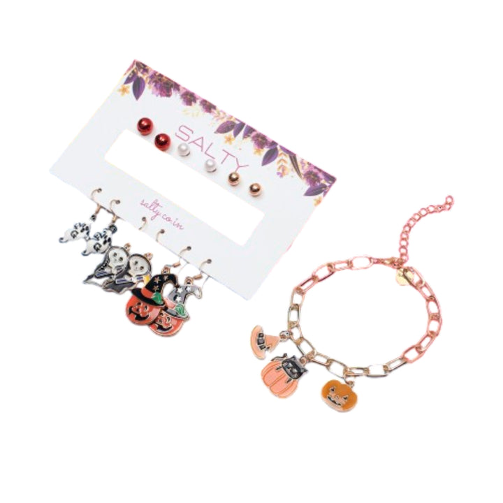 Nevermore Nights Earrings and Bracelet Combo