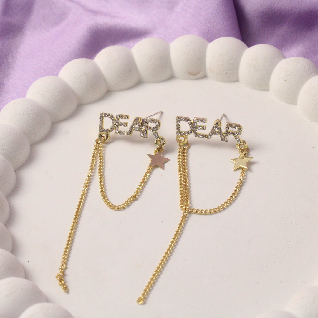 DEAR Golden Earrings - Salty Accessories