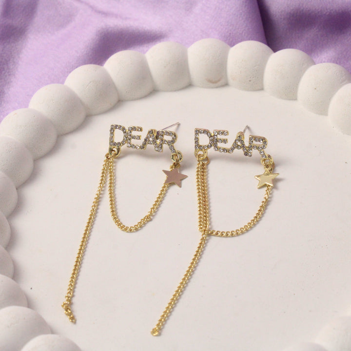 DEAR Golden Earrings - Salty Accessories
