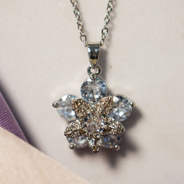 Blossom Waltz Silver Necklace
