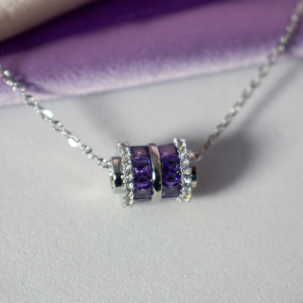 Twinkling Zircon Cubix Necklace