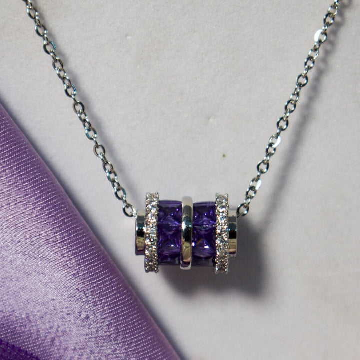Twinkling Zircon Cubix Necklace - Salty Accessories