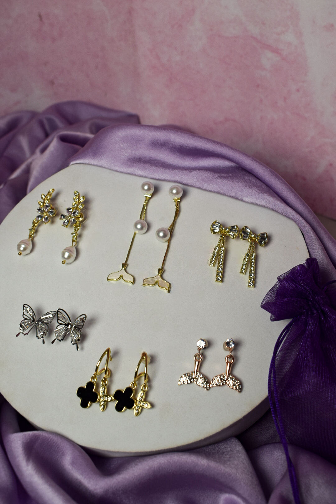 Combo of 6 Super Beautiful Earring Collection