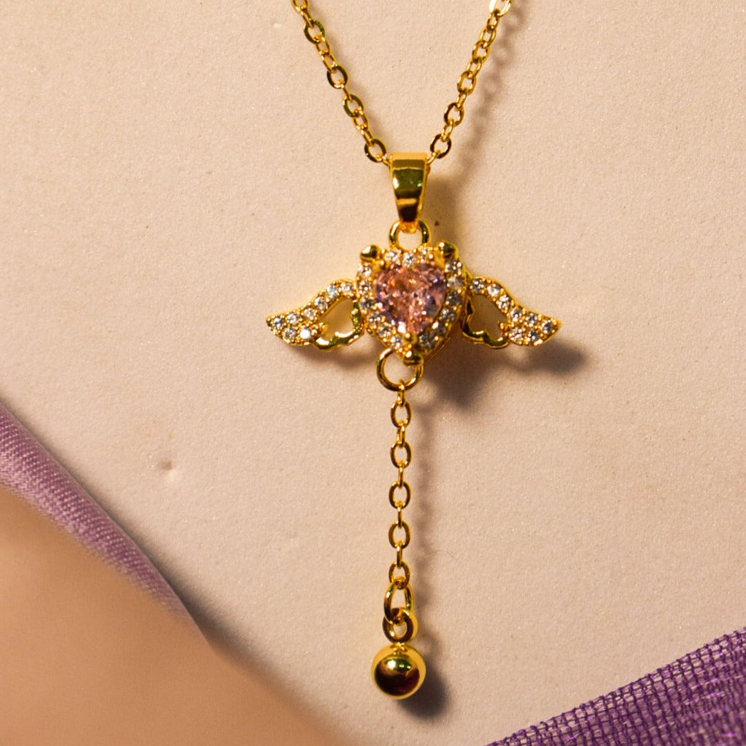Angelic Heartwing Necklace - Salty Accessories