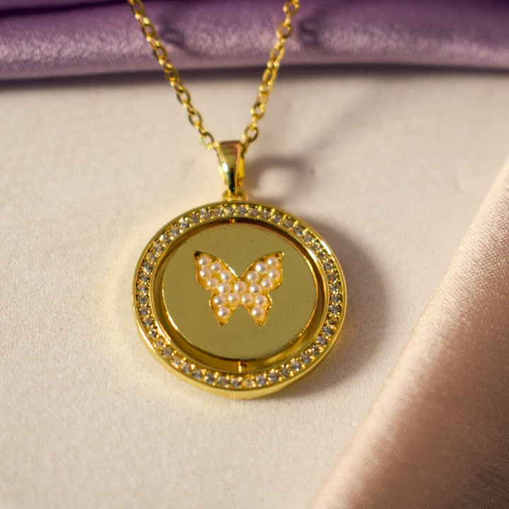 Katherine Pierce Vintage Golden Necklace - Salty Accessories