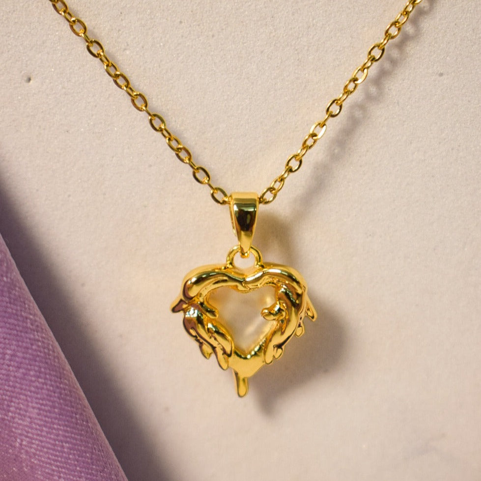 Mod Era Charm Necklace - Golden - Salty Accessories