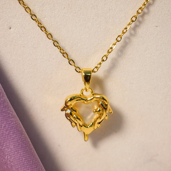 Mod Era Charm Necklace - Golden - Salty Accessories
