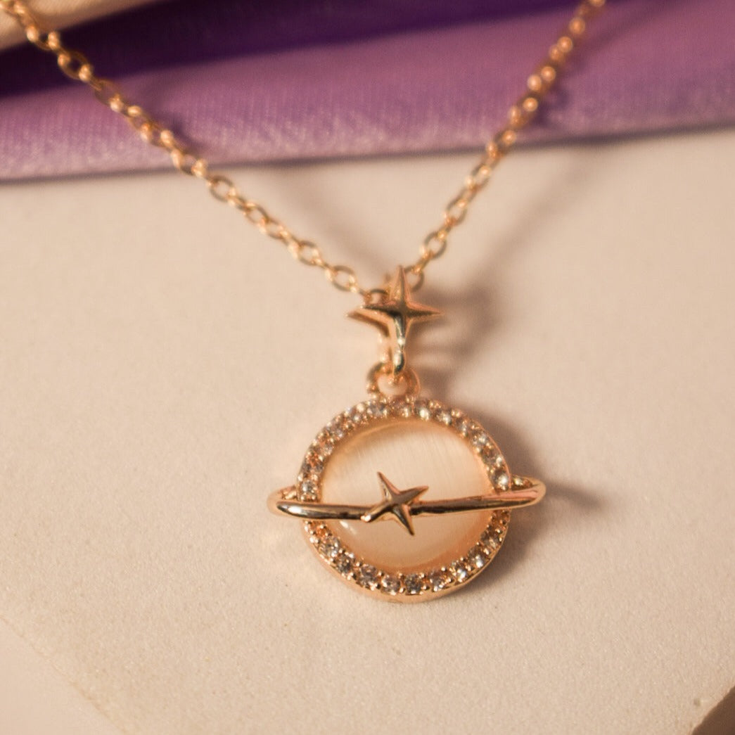 Enchanted Rose Gold Mystique Necklace - Salty Accessories