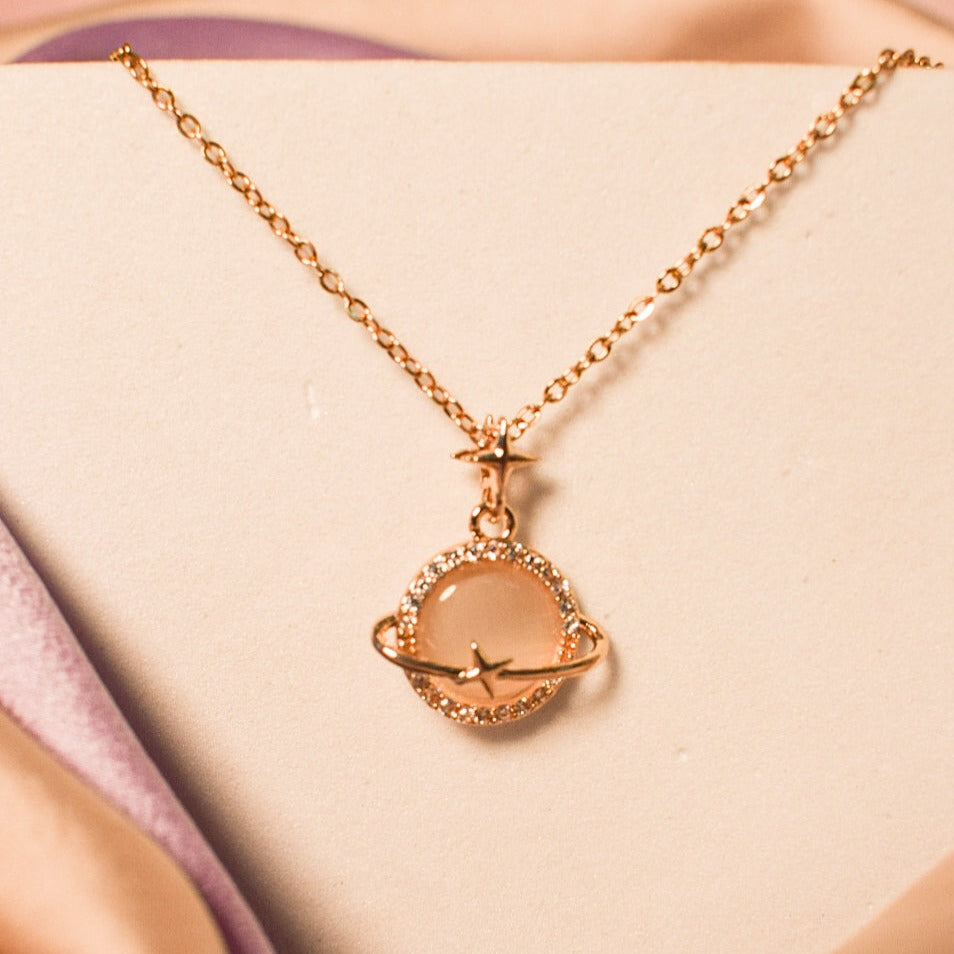 Enchanted Rose Gold Mystique Necklace - Salty Accessories