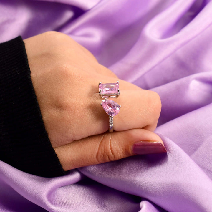 Kylie Jenner Promise Ring - Pink Emerald - Salty Accessories
