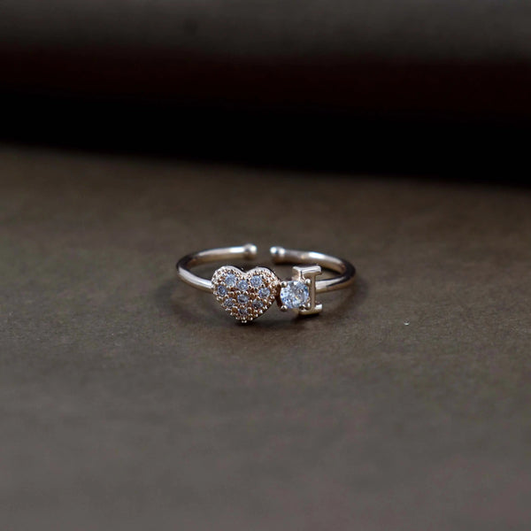 I love you rose-gold ring