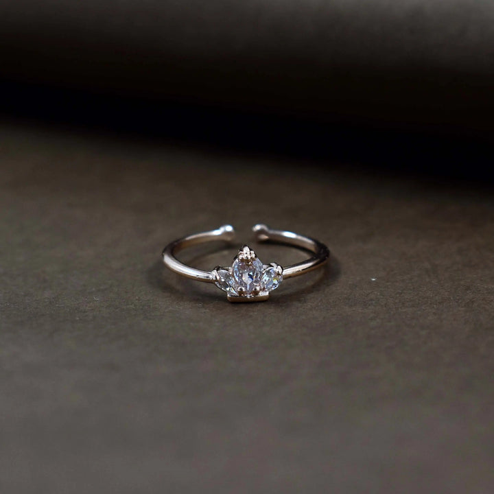 Glacier crown rose-gold ring - Salty Accessories