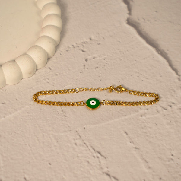 Green Guardian Gaze Bracelet