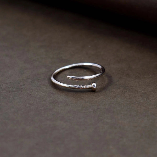 Nailed it rose-gold ring