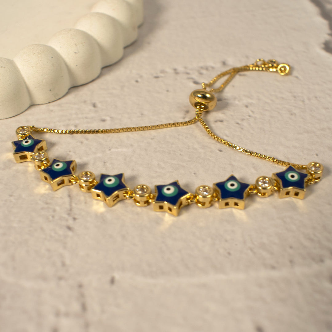 Stellar Evil Eye Bracelet - Salty Accessories