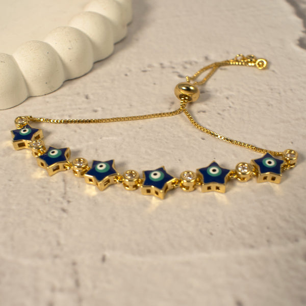 Stellar Evil Eye Bracelet