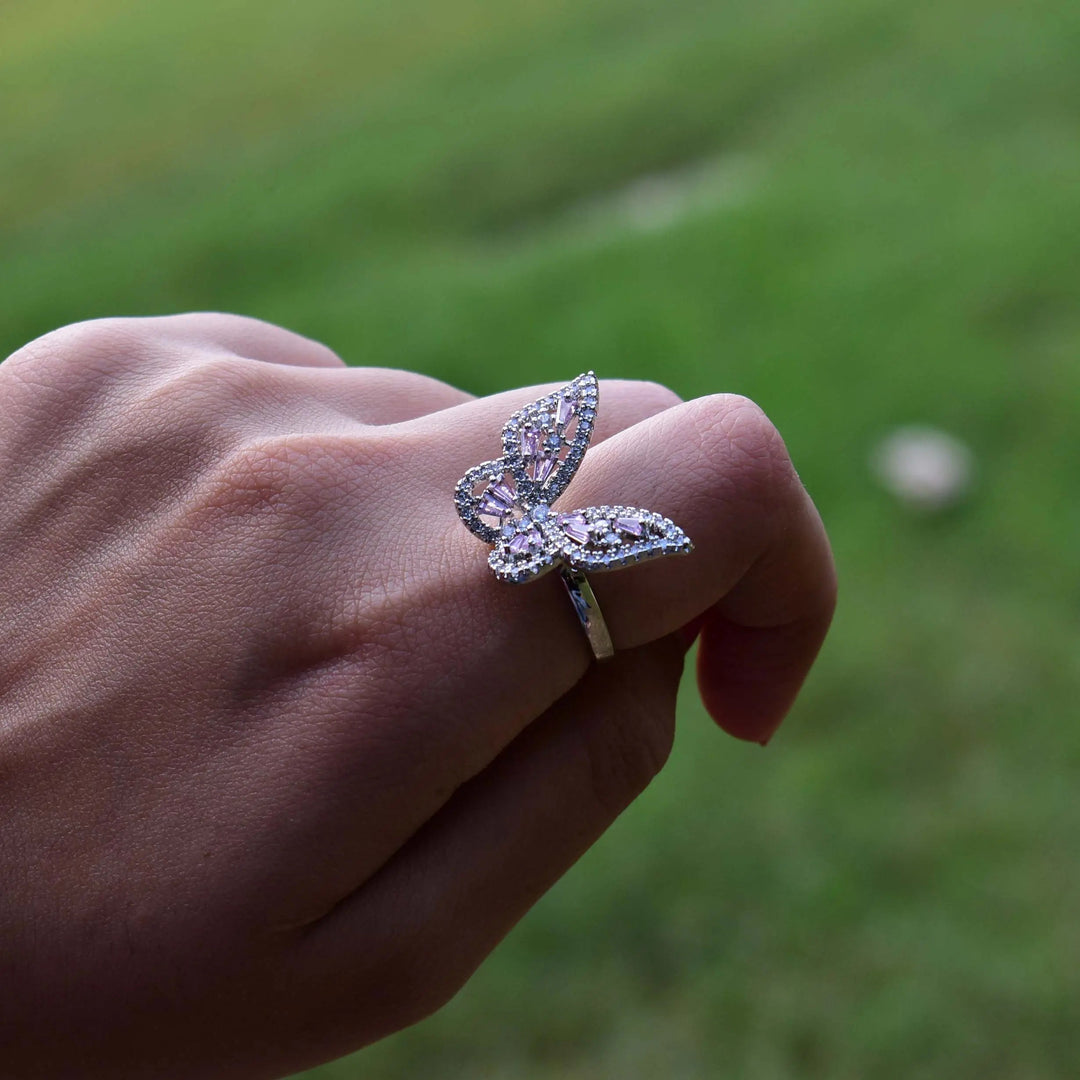 Butterfly Cocktail Ring - Salty Accessories